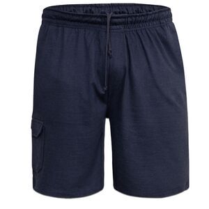 Duke Mens D555 John Cotton Lightweight Kingsize Cargo Shorts / Navy